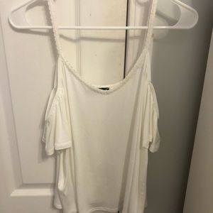 cold shoulder tank top from mango